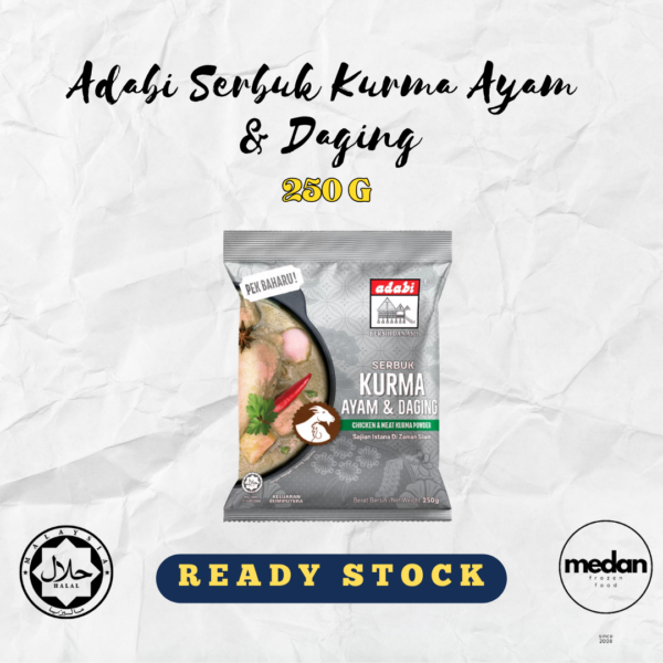 ADABI SERBUK KURMA AYAM & DAGING 250G