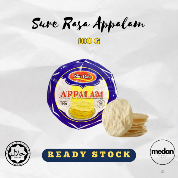 SURE RASA APPALAM 100G