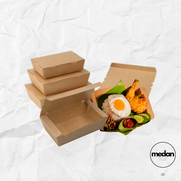 BROWN LUNCH BOX (M SIZE)