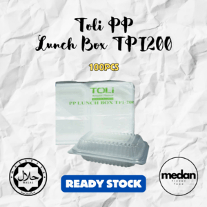 TOLI PP LUNCH BOX TPI200-100PCS